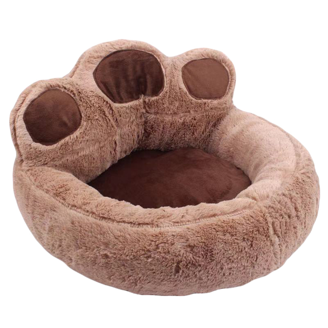 Velvet Cloth Surface Pet Dog Bed With Cotton Inside