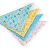 Colorful OEM Pattern Neoprene 6 in 1 Pet Dog Collar Leash Harness Bandana Dispenser Set