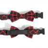Cute Small Bulldog Bowtie Cotton Pet Dog Collar for Mini Breed