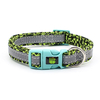 Reflective Strap Nylon Dog Collar And Leash Set with Plastic Buckle