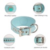 Micro-fiber Leather Whippet Pet Dog Collar