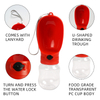 Portable Healthy Plastic Dog Bottle for Outdoor Use
