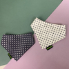Smooth Soft Polyester Cotton Dog Bandana with Buckle Closure