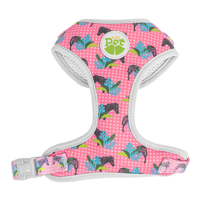 Silk Print OEM Pattern Neoprene Dog Harness 