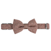 Twill Fabric Lovely Nylon Dog Collar with Bowtie Name Contact Laser