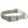 Eco-friendly Bamboo Fiber Cotton Dog Collar with Light Weight