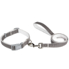 Bamboo Fiber with Cotton Webbing Pet Dog Collar Leash Set Eco-friendly