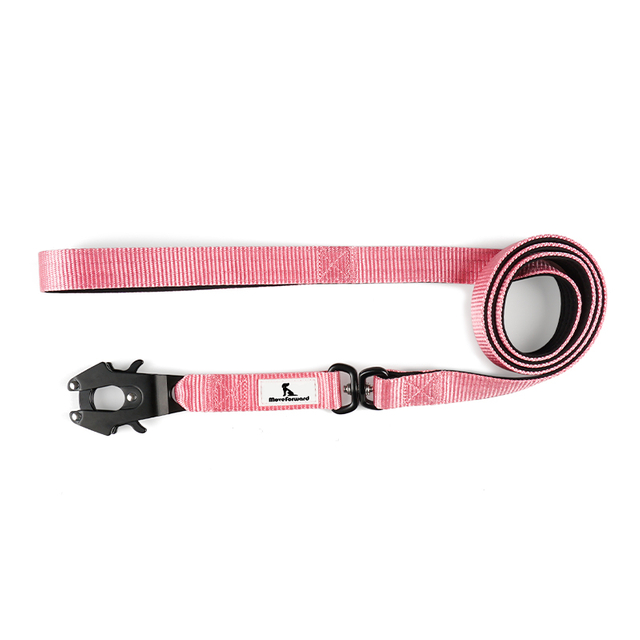 Aluminum Alloy Frog Clip Bull Dog Leash with 360 Swivel Buckle Outdoor Cool Design