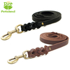 Petisland 100% Purely Handwoven First Layer Cowhide Genuine Leather Dog Leash 