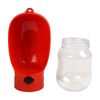 Portable Healthy Plastic Dog Bottle for Outdoor Use