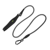 Neoprene Handle Design Reflective Nylon Woven Rope Dog Leash with Aluminum Alloy Clip