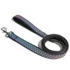 Reflective Pattern Nylon Neoprene Pet Dog Leash Night Use
