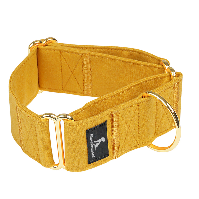 Woolen Cloth Choke Training Dog Collar Luxury Design
