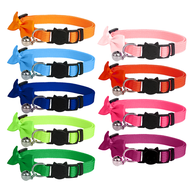 Cat Use Bowtie Cotton Cat Collar