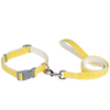 Bamboo Fiber with Cotton Webbing Pet Dog Collar Leash Set Eco-friendly