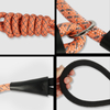 Reflective 1.0cm Diameter P Shape Polyester Nylon Pet Dog Rope Leash for Training Slip Dog Leash