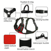 Updated Waterproof Breathable Mesh Fabric No Pull Pet Dog Harness with Reflective Wires
