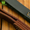 Petisland Genuine Leather Short Version Traffic Handle Lead Dog Leash For Walking Across Road