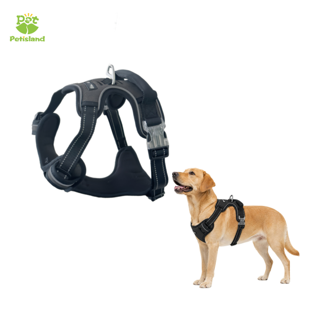 Custom No Pull Dog Harness Soft Padded Adjustable Pet Vest Harness for Medium Large Dogs